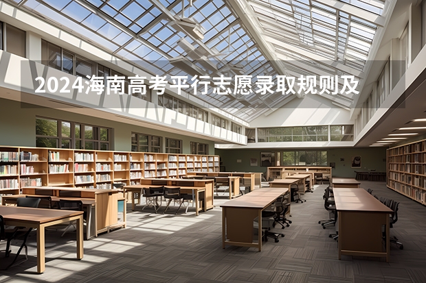 2024海南高考平行志愿录取规则及志愿批次设置（院校加专业组的省份）