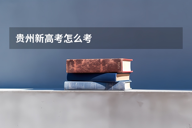 贵州新高考怎么考