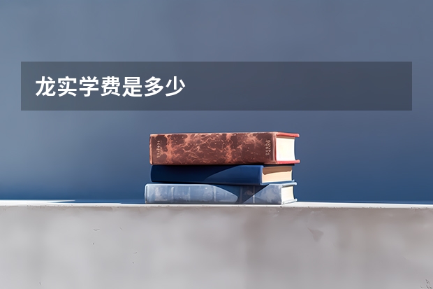 龙实学费是多少
