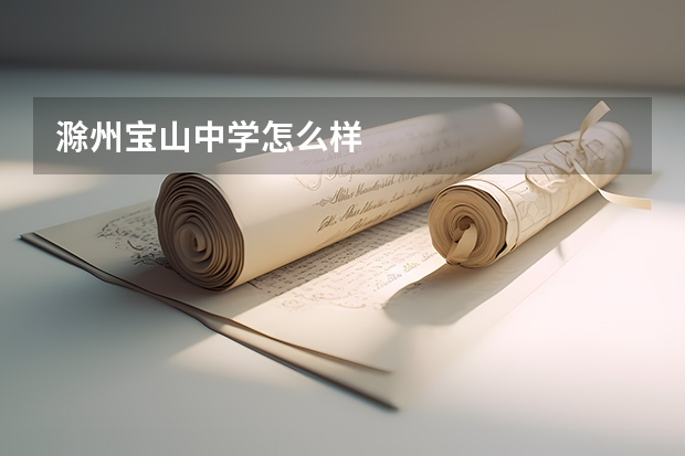 滁州宝山中学怎么样