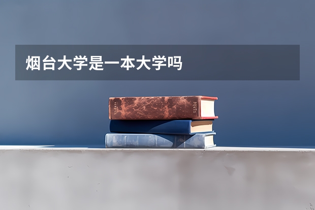 烟台大学是一本大学吗
