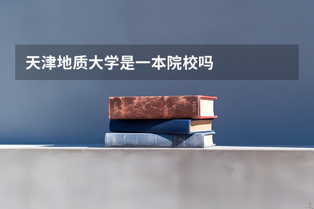 天津地质大学是一本院校吗