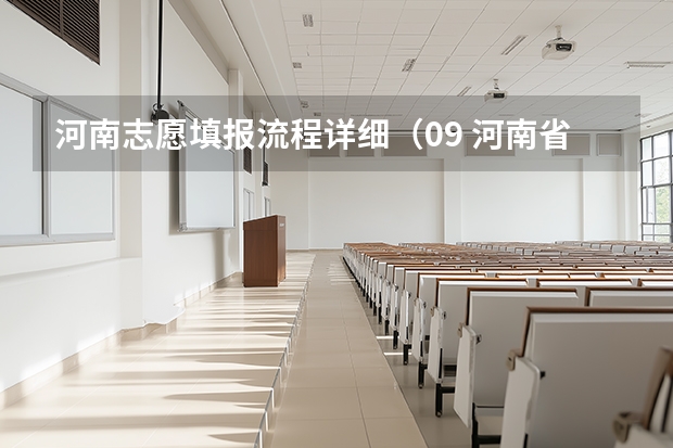 河南志愿填报流程详细（09 河南省美术生高考报名 河南省在全国的代码）