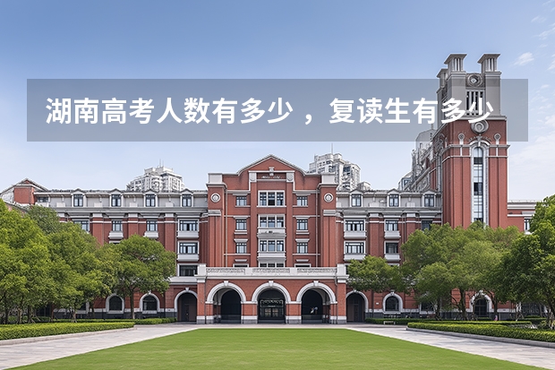 湖南高考人数有多少 ，复读生有多少，艺术生占多少