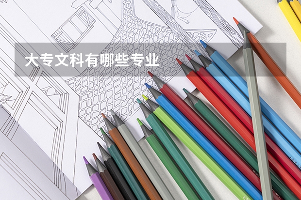 大专文科有哪些专业