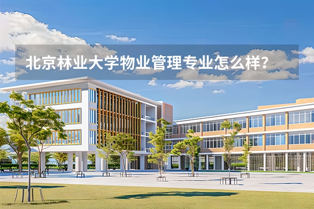 北京林业大学物业管理专业怎么样？