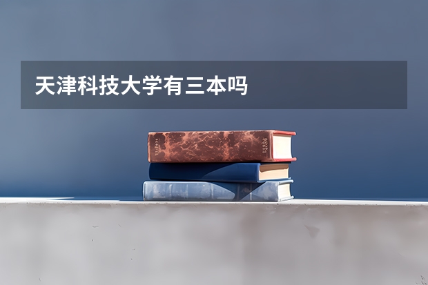 天津科技大学有三本吗