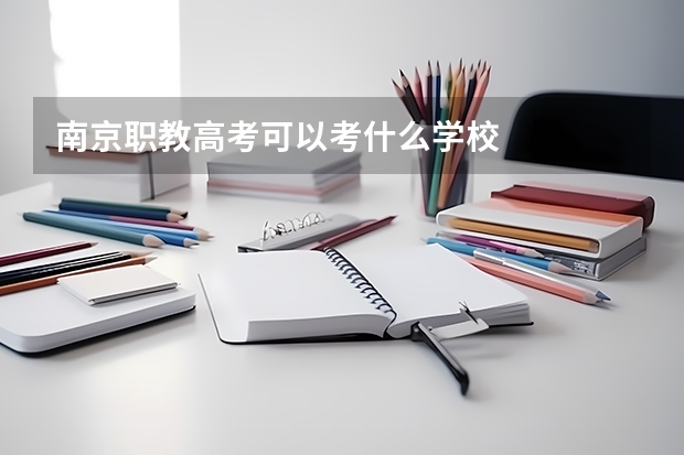 南京职教高考可以考什么学校