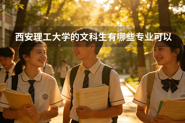 西安理工大学的文科生有哪些专业可以选择呢？