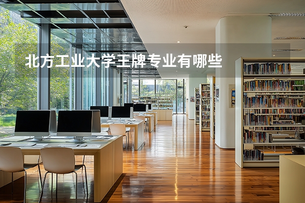 北方工业大学王牌专业有哪些