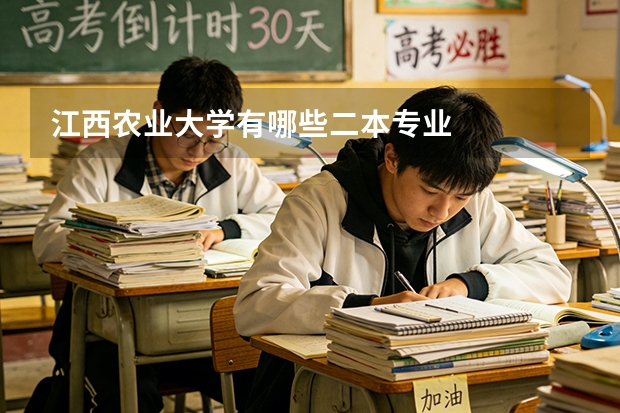 江西农业大学有哪些二本专业