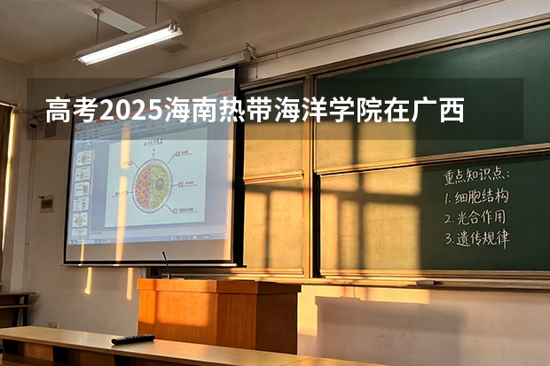 高考2025海南热带海洋学院在广西艺术类投档分数线（2026参考）