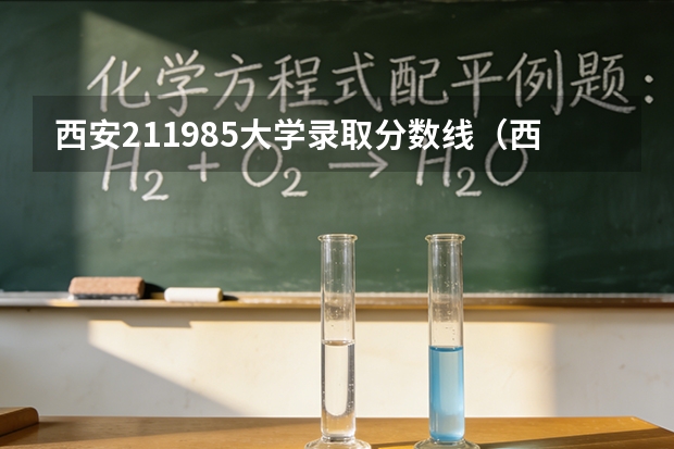 西安211985大学录取分数线（西北大学西安录取分数线）