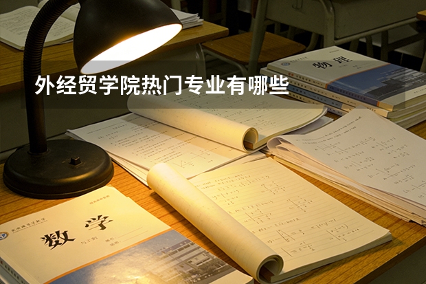 外经贸学院热门专业有哪些
