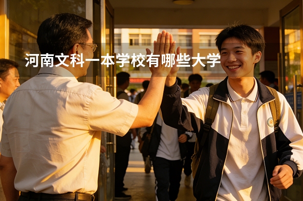 河南文科一本学校有哪些大学