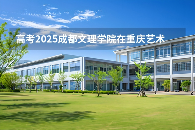 高考2025成都文理学院在重庆艺术类投档分数线（2026参考）