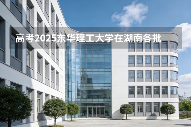 高考2025东华理工大学在湖南各批次选科要求（2026参考）