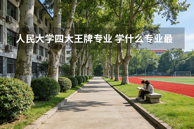 人民大学四大王牌专业 学什么专业最吃香