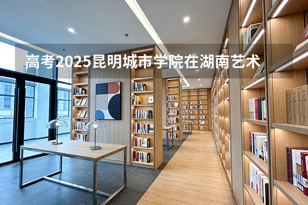 高考2025昆明城市学院在湖南艺术类投档分数线（2026参考）