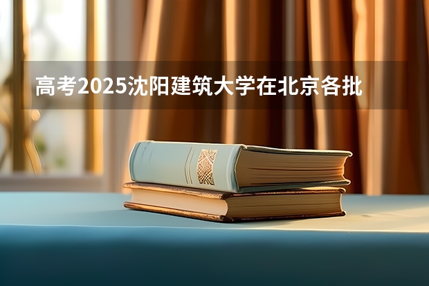 高考2025沈阳建筑大学在北京各批次选科要求（2026参考）