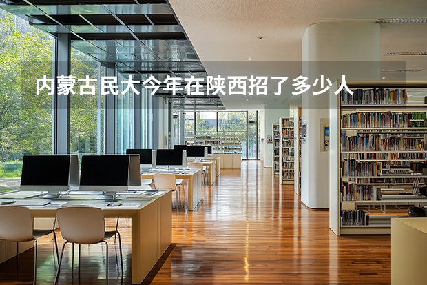 内蒙古民大今年在陕西招了多少人