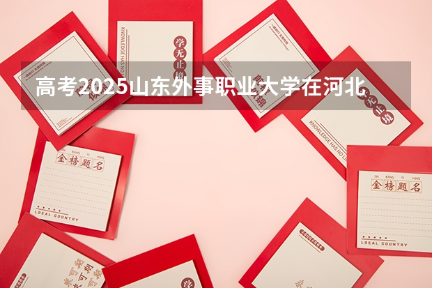高考2025山东外事职业大学在河北艺术类投档分数线（2026参考）