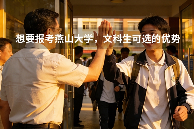 想要报考燕山大学，文科生可选的优势专业是什么呢？
