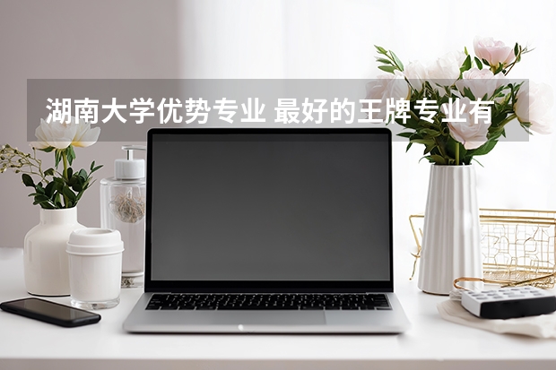 湖南大学优势专业 最好的王牌专业有哪些
