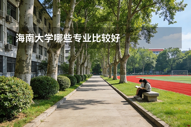 海南大学哪些专业比较好