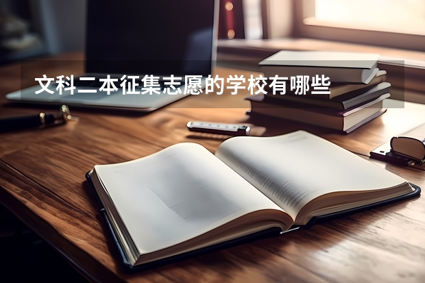 文科二本征集志愿的学校有哪些