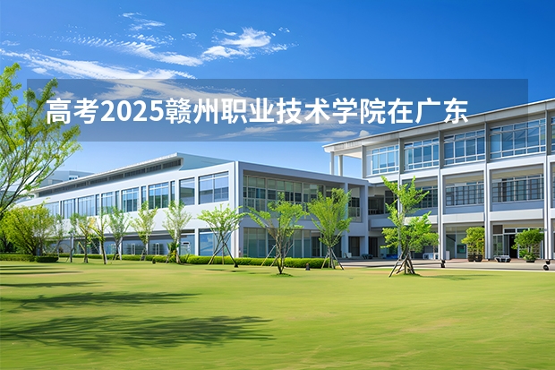 高考2025赣州职业技术学院在广东艺术类投档分数线（2026参考）