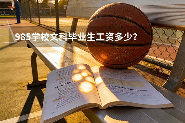 985学校文科毕业生工资多少？