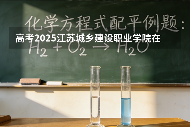 高考2025江苏城乡建设职业学院在安徽艺术类投档分数线（2026参考）
