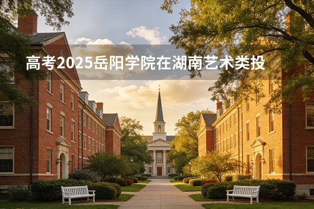 高考2025岳阳学院在湖南艺术类投档分数线（2026参考）