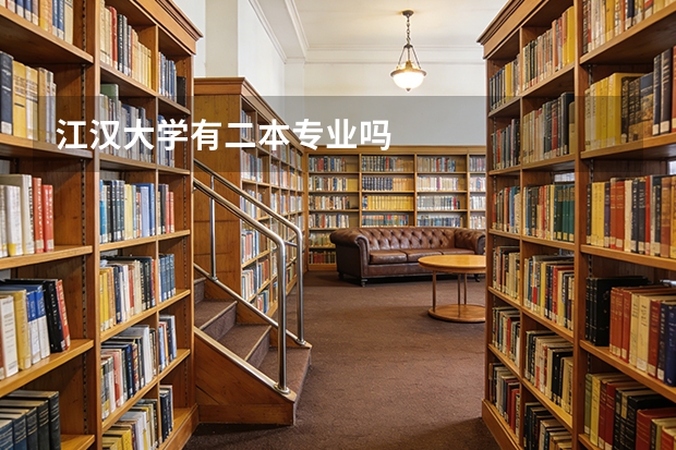 江汉大学有二本专业吗