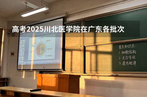高考2025川北医学院在广东各批次选科要求（2026参考）