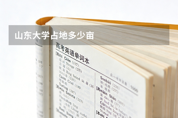 山东大学占地多少亩