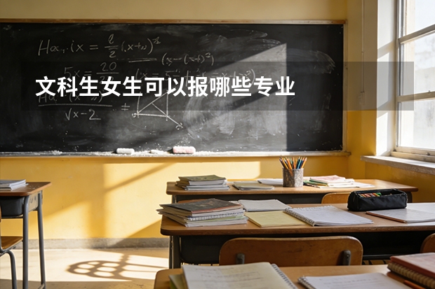 文科生女生可以报哪些专业