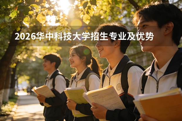 2026华中科技大学招生专业及优势专业全解