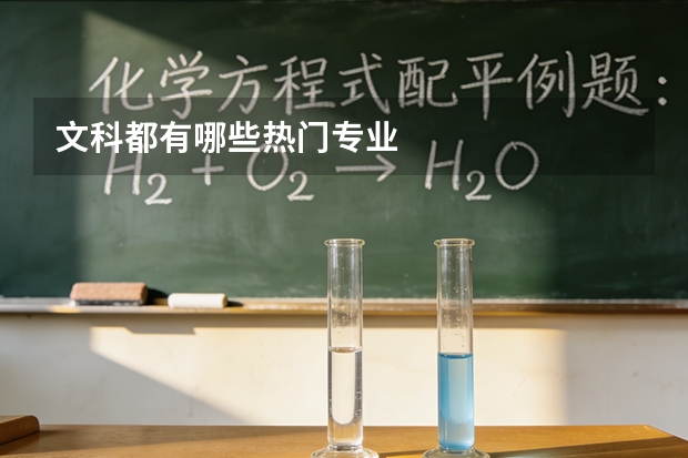 文科都有哪些热门专业