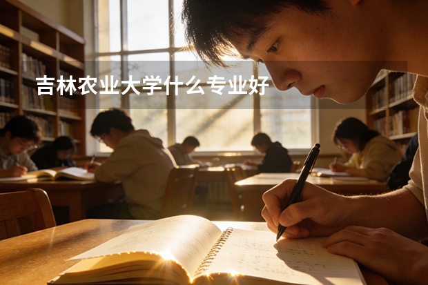 吉林农业大学什么专业好