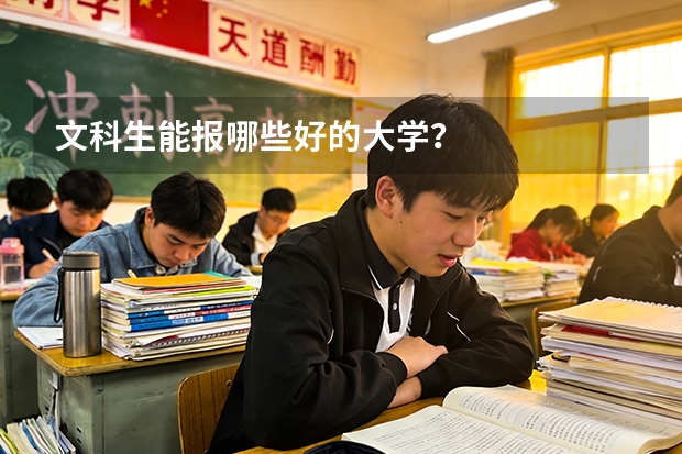 文科生能报哪些好的大学？