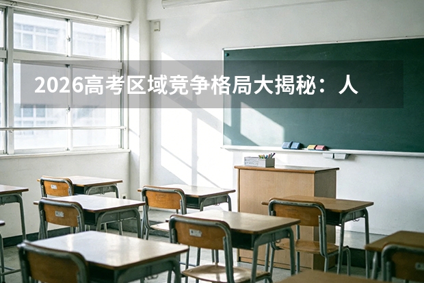 2026高考区域竞争格局大揭秘：人口大省内卷加剧，升学路径需多元化
