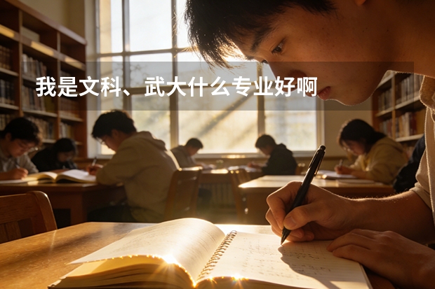 我是文科、武大什么专业好啊