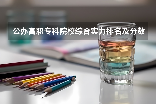 公办高职专科院校综合实力排名及分数线